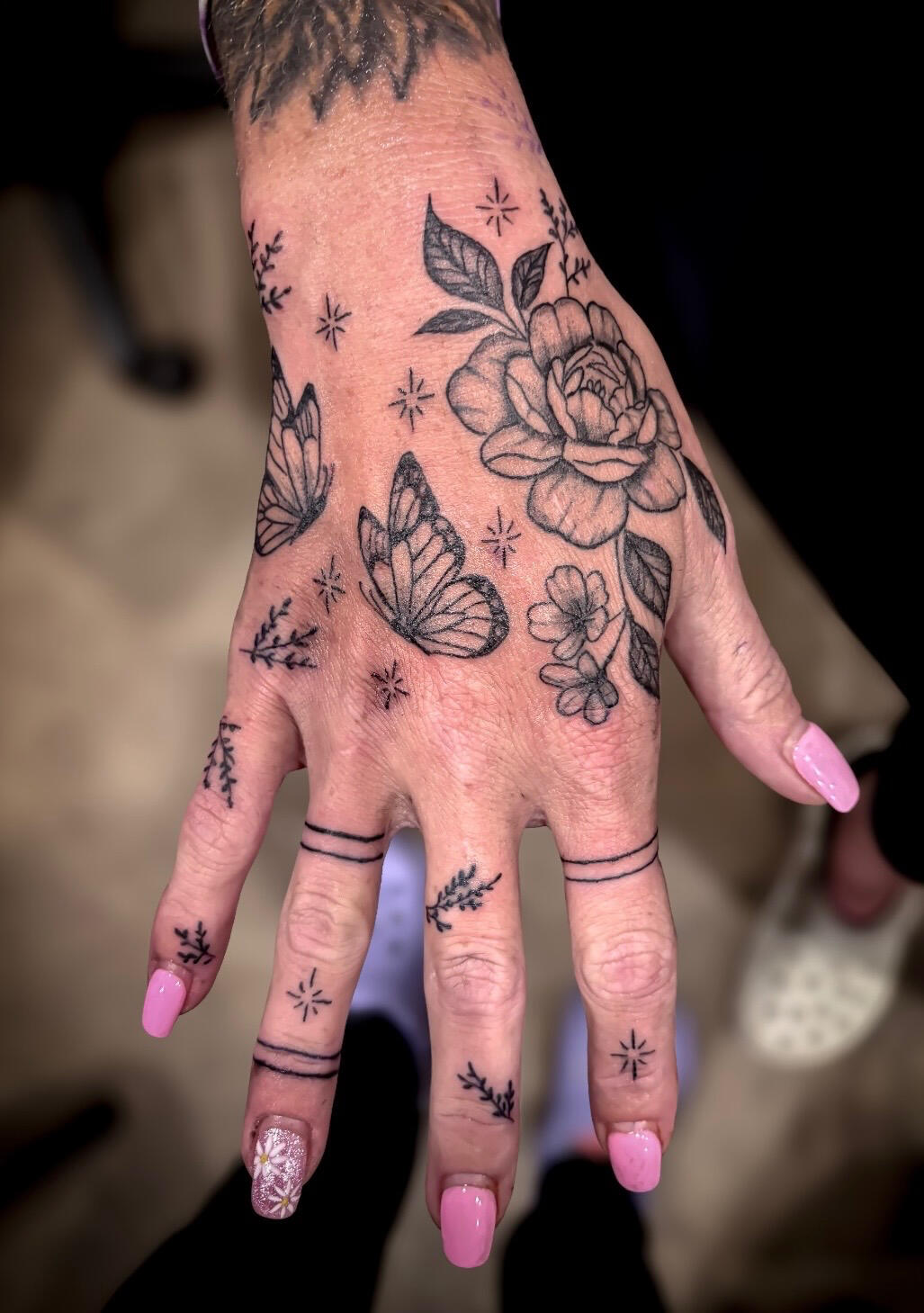 Floral hand